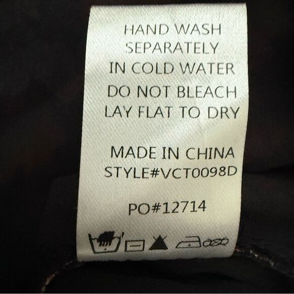 VICI Floral Sleeveless Ruffle Blouse Mock Neck Size Small Exclusive Fate Design - Picture 10 of 11